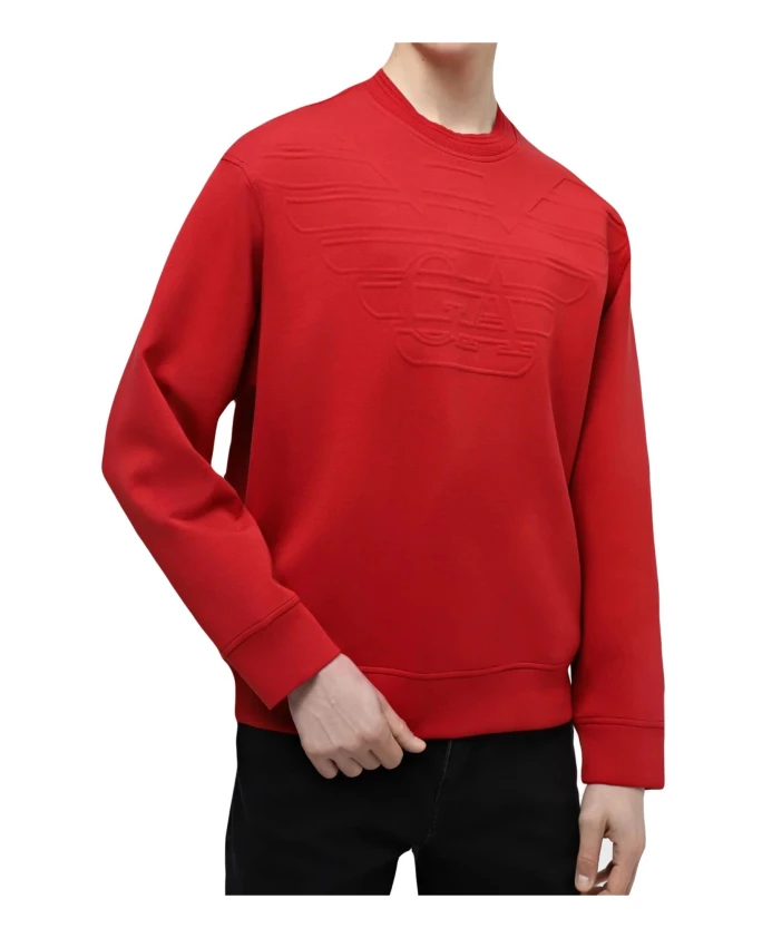 Красная толстовка 3d1mdx1jhsz0363 Emporio Armani, красный — фото 2