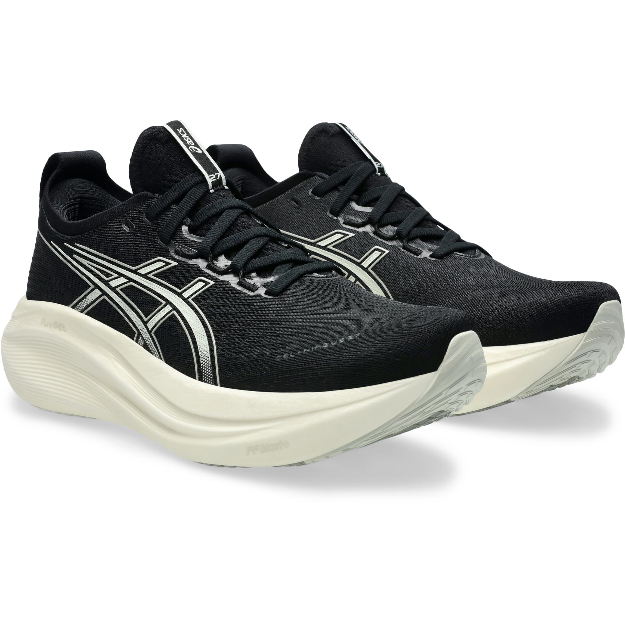 Мужские беговые кроссовки GEL-NIMBUS 27 Wide Asics, Black/Lake Grey — фото 3