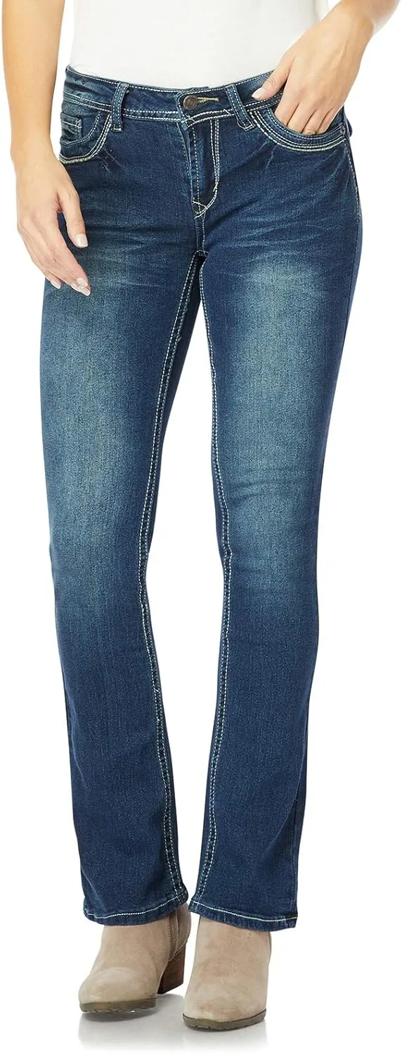 

Джинсы WallFlower Legendary Bootcut Mid-Rise Insta Stretch