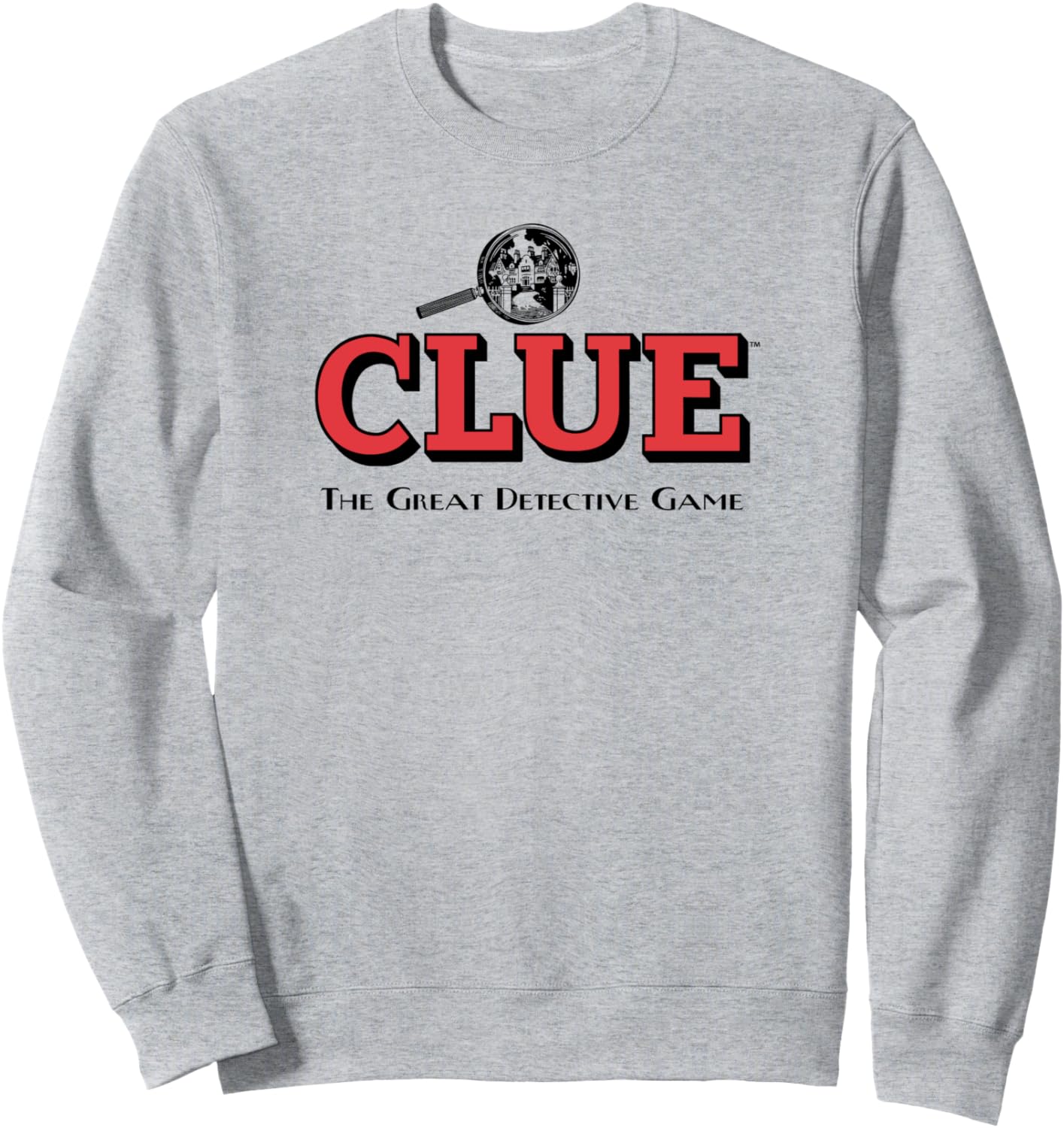 

Толстовка с логотипом «Улица» из игры «Clue: The Great Detective Game», серый