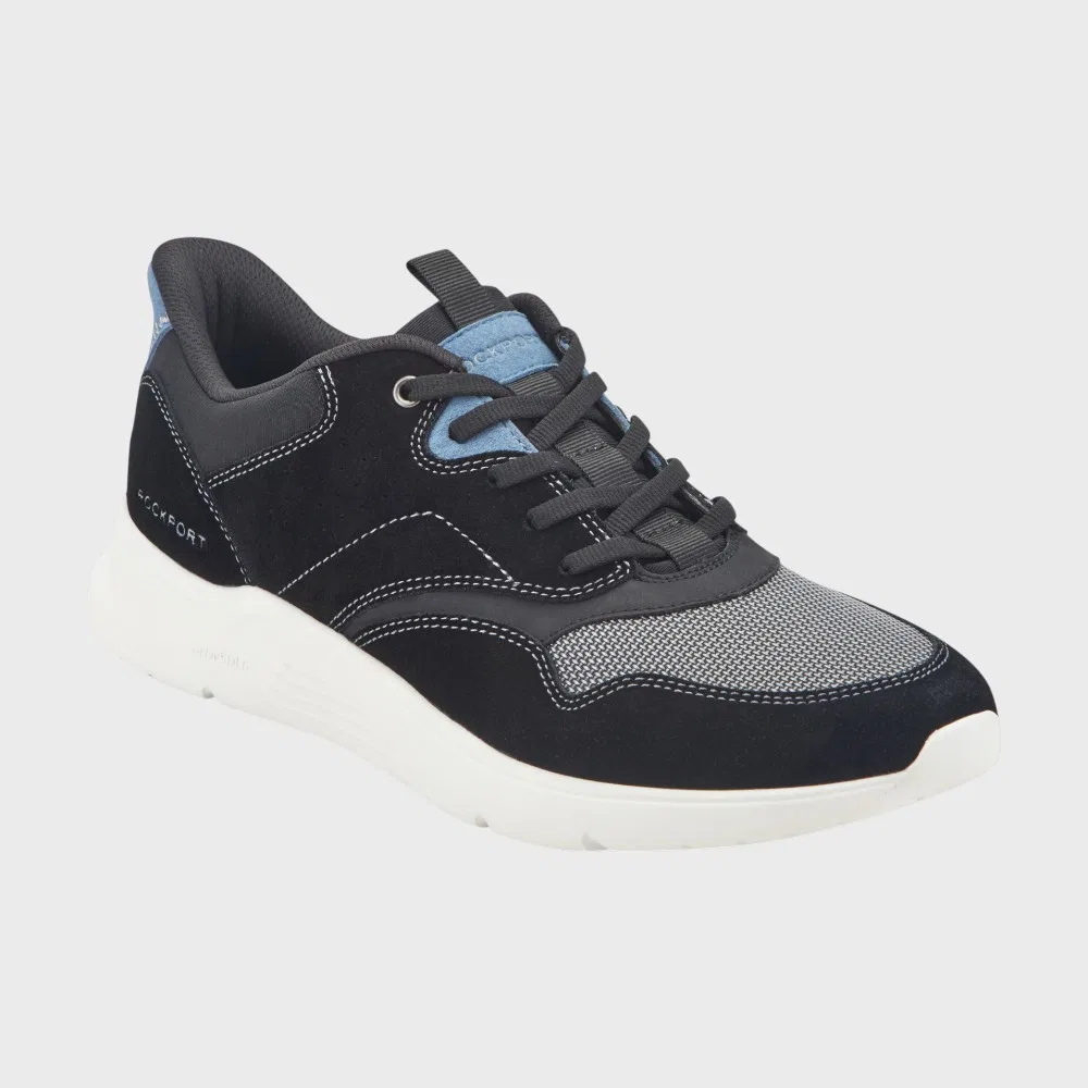 Мужские низкие кроссовки Rockport Shawn, чёрные
