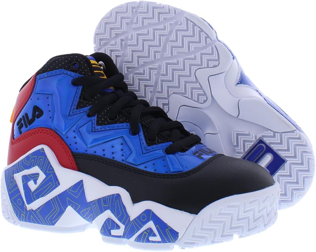 Кроссовки Fila Unisex-Child Kid's Fila Mb, черный/красный/синий — фото 2