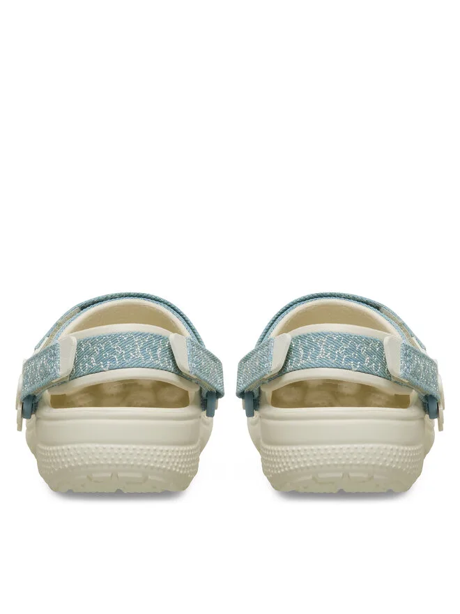 Crocs Мюли Clsc Dnm Flwr Adj BackstrapCgK 212511 серые — фото 3