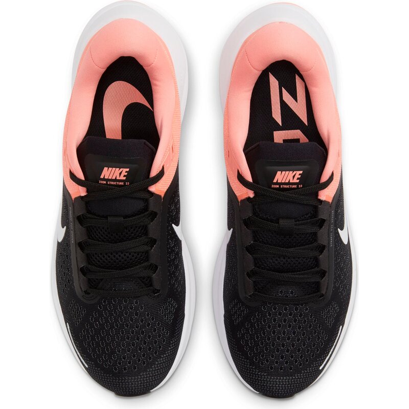 Кроссовки для бега "air zoom structure 23" Nike, черный — фото 3