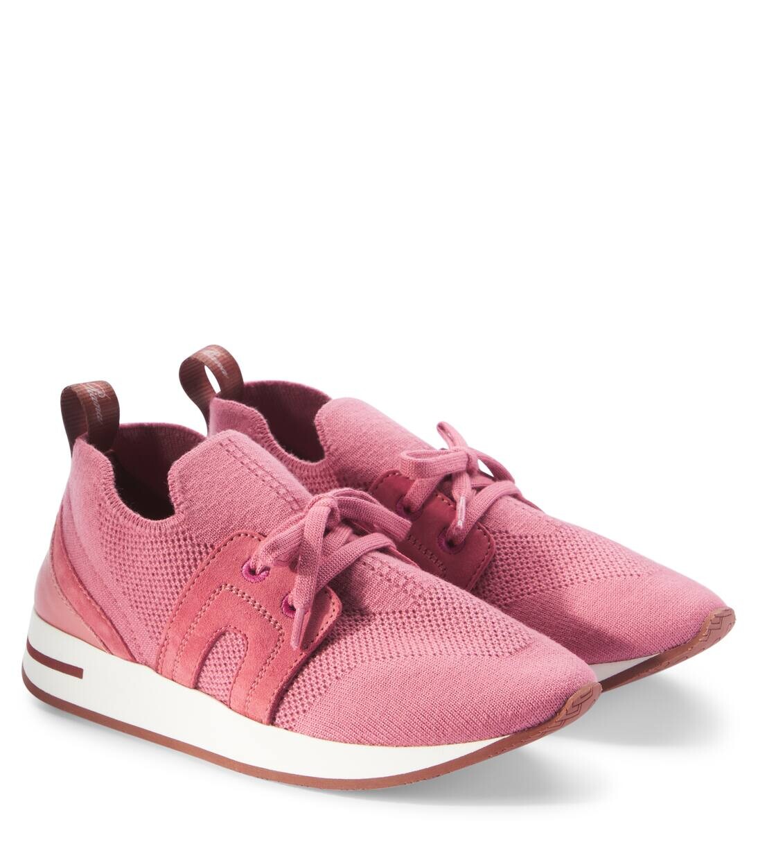 

Вязаные кеды 360 LP Loro Piana Kids, цвет ancient blush
