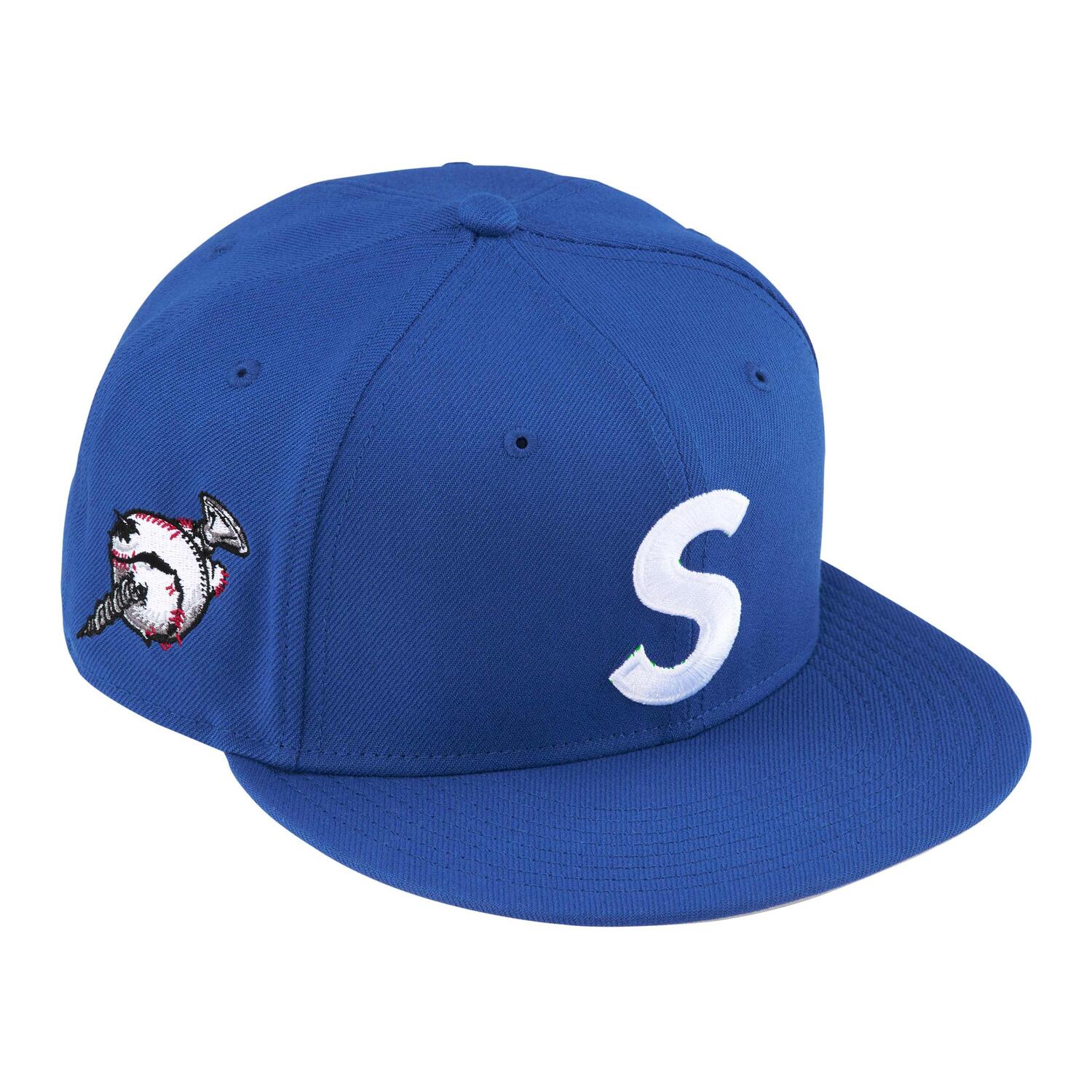 

Supreme Шестипанельная кепка с логотипом, Blue