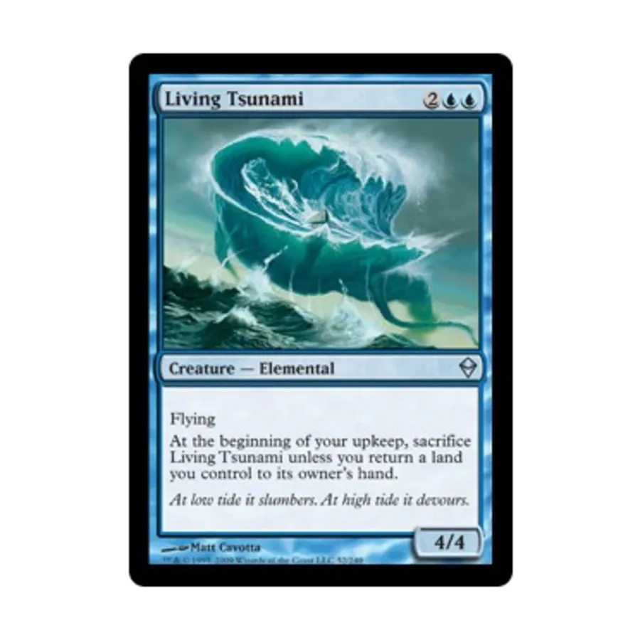 

CCG Живое цунами (U), MTG - Zendikar