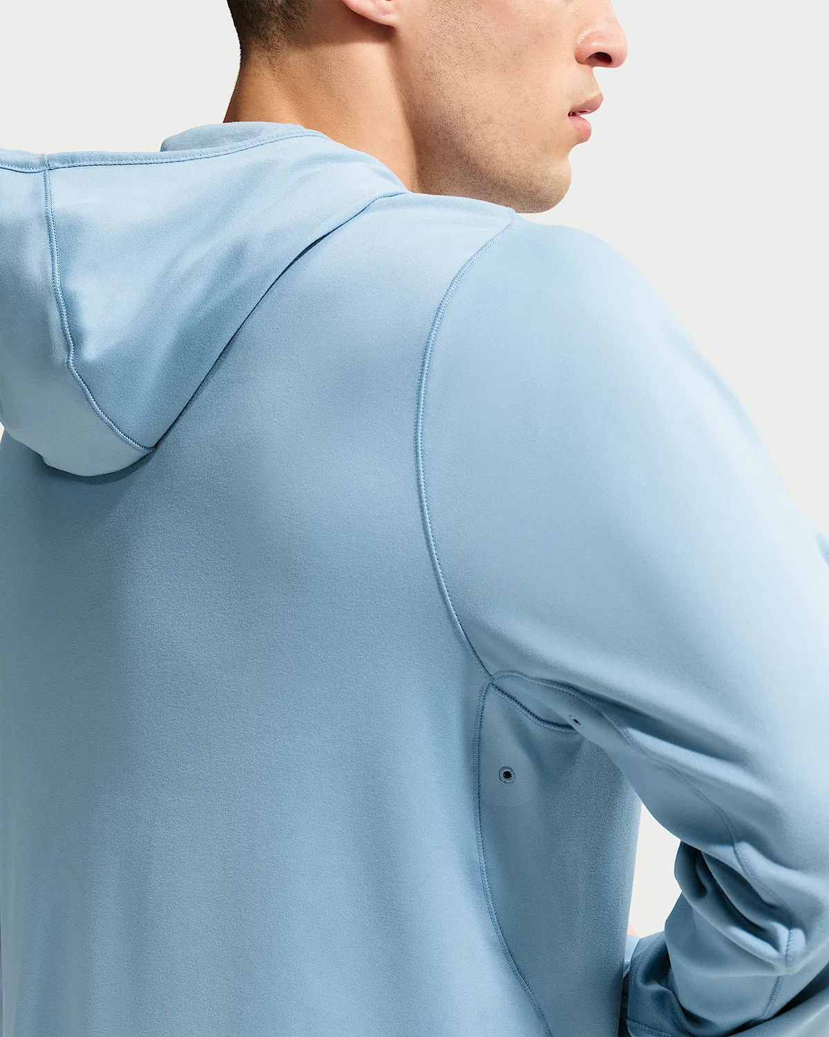 Мужская спортивная худи Nike Primary NanoKnit Dri-FIT с защитой от УФ, Work Blue/Work Blue — фото 2