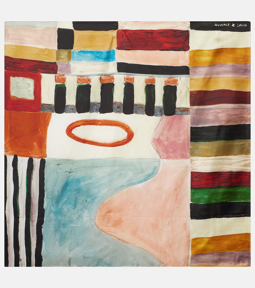 

Шелковый платок с принтом Michelle Alémais, Multi