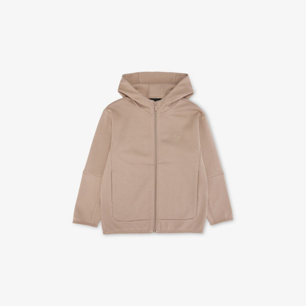 

Худи Emporio Armani из хлопковой смеси 4-16 лет, коричневый