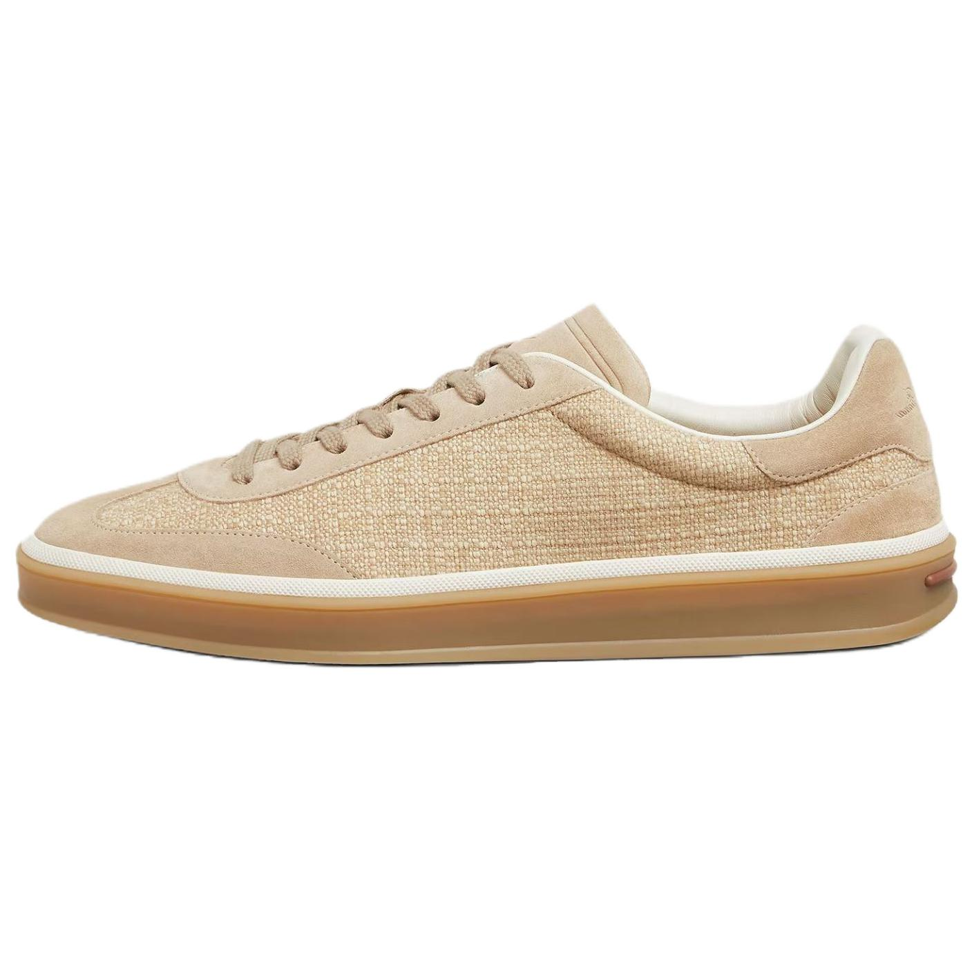 

Loro Piana Кроссовки для скейтбординга Tennis Walk Low Top, мужские, светло-бежевые