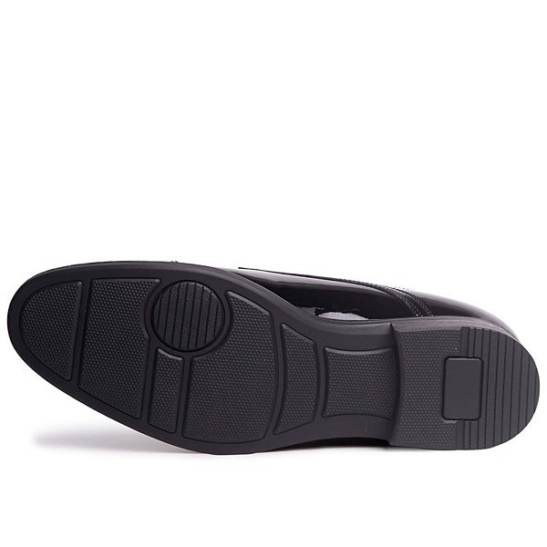 Мужские оксфорды Baker Street с технологией hands-free slip on Marc Joseph New York, Black — фото 3