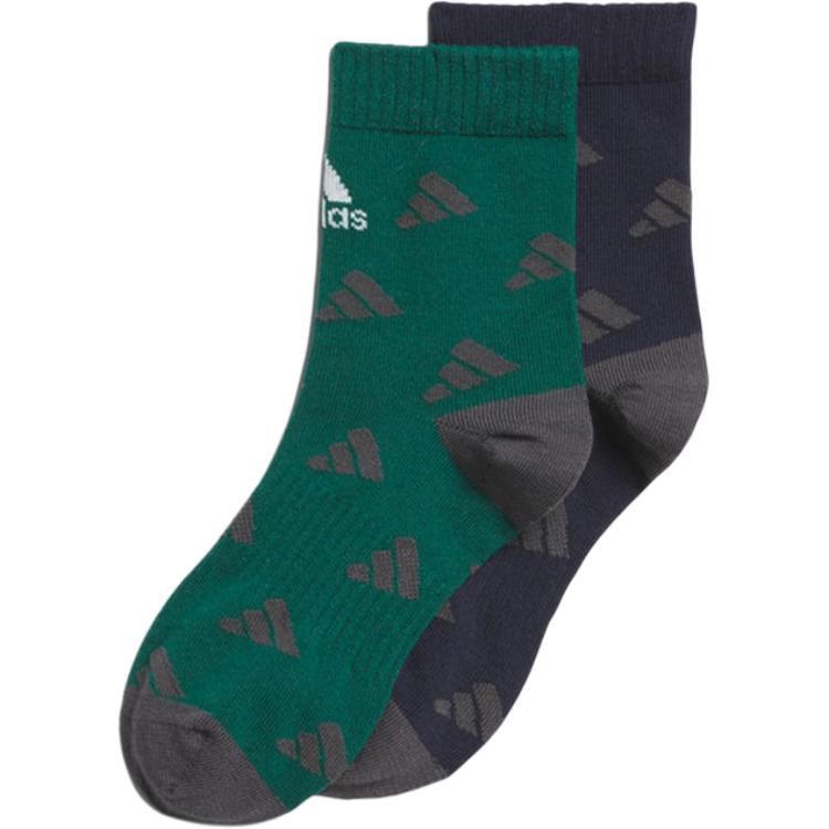 

Детские носки Adidas, 2 пары (Зеленый серый/Синий серый)