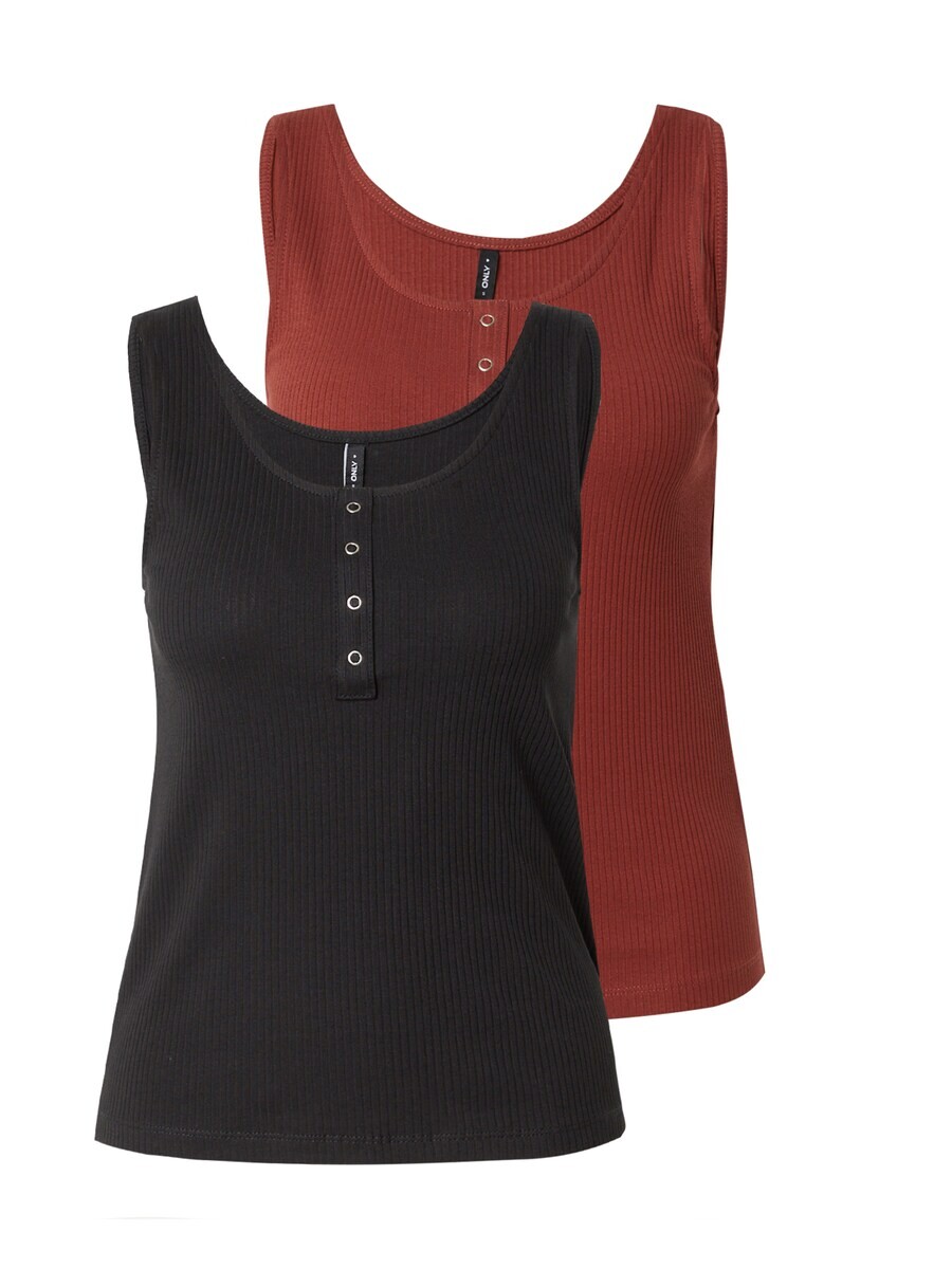 

Майка ONLY Top SIMPLE, цвет rusty red/black