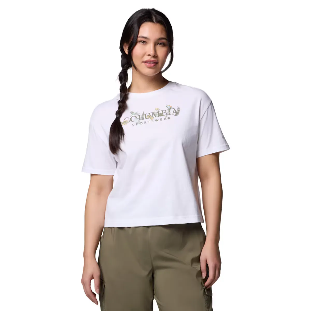 

Женская футболка Columbia Rolling Bend, белый
