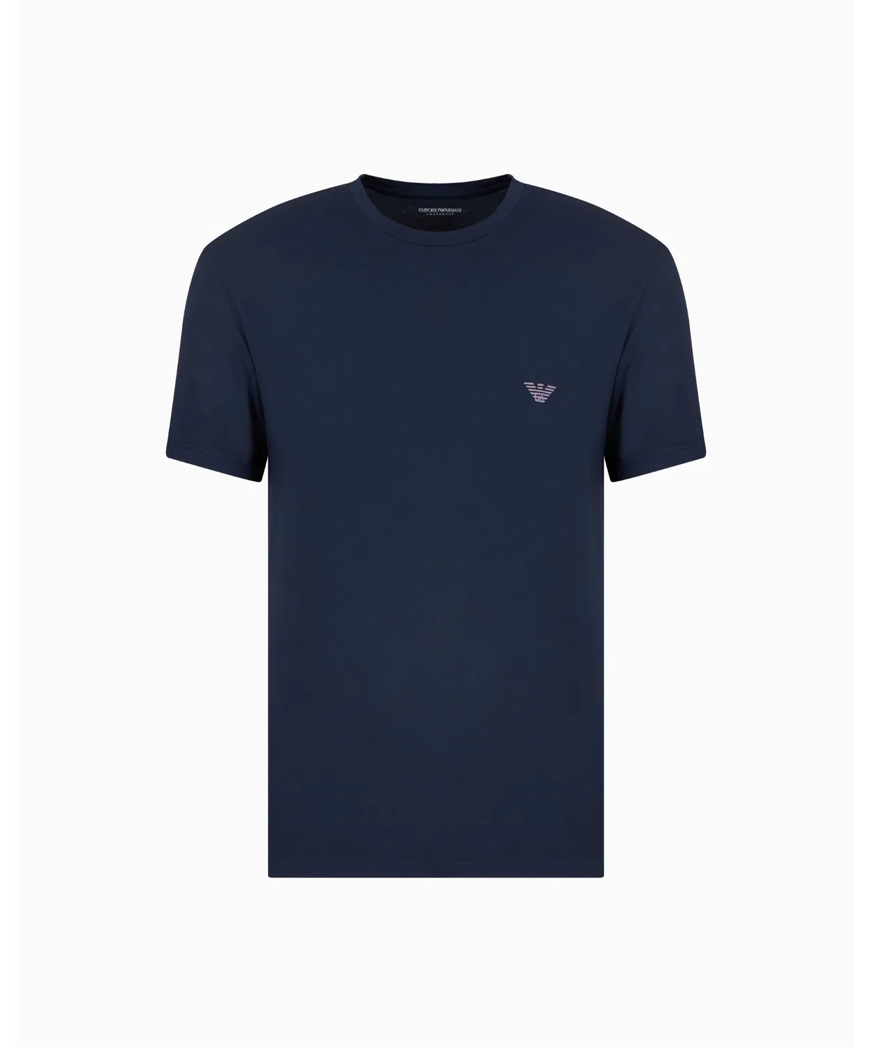 Футболка облегающая Emporio Armani из модала, тёмно-синяя
