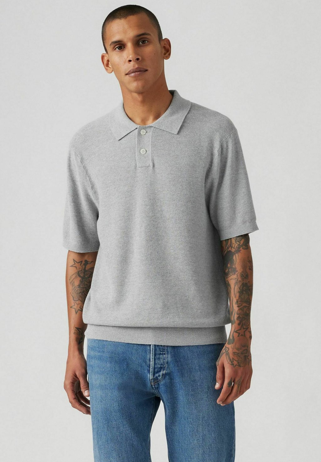 

Рубашка поло SWEATER KNIT POLO Levi's, серый