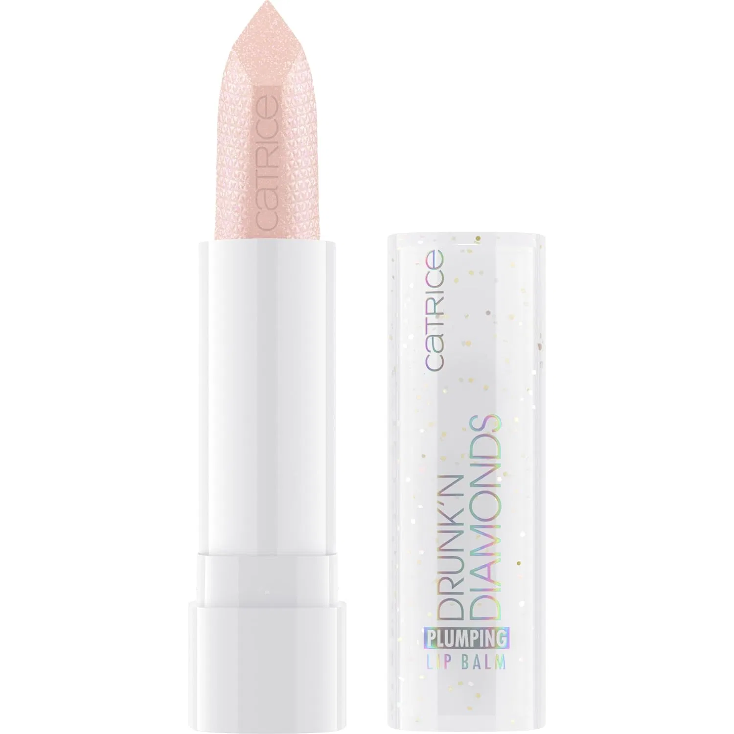 Бальзам для губ Drunk'n Diamonds Plumping Lip Balm № 060 Nude от Catrice, 3 шт. по 3.5 г Catrice, 060 Drunk In Love — фото 3