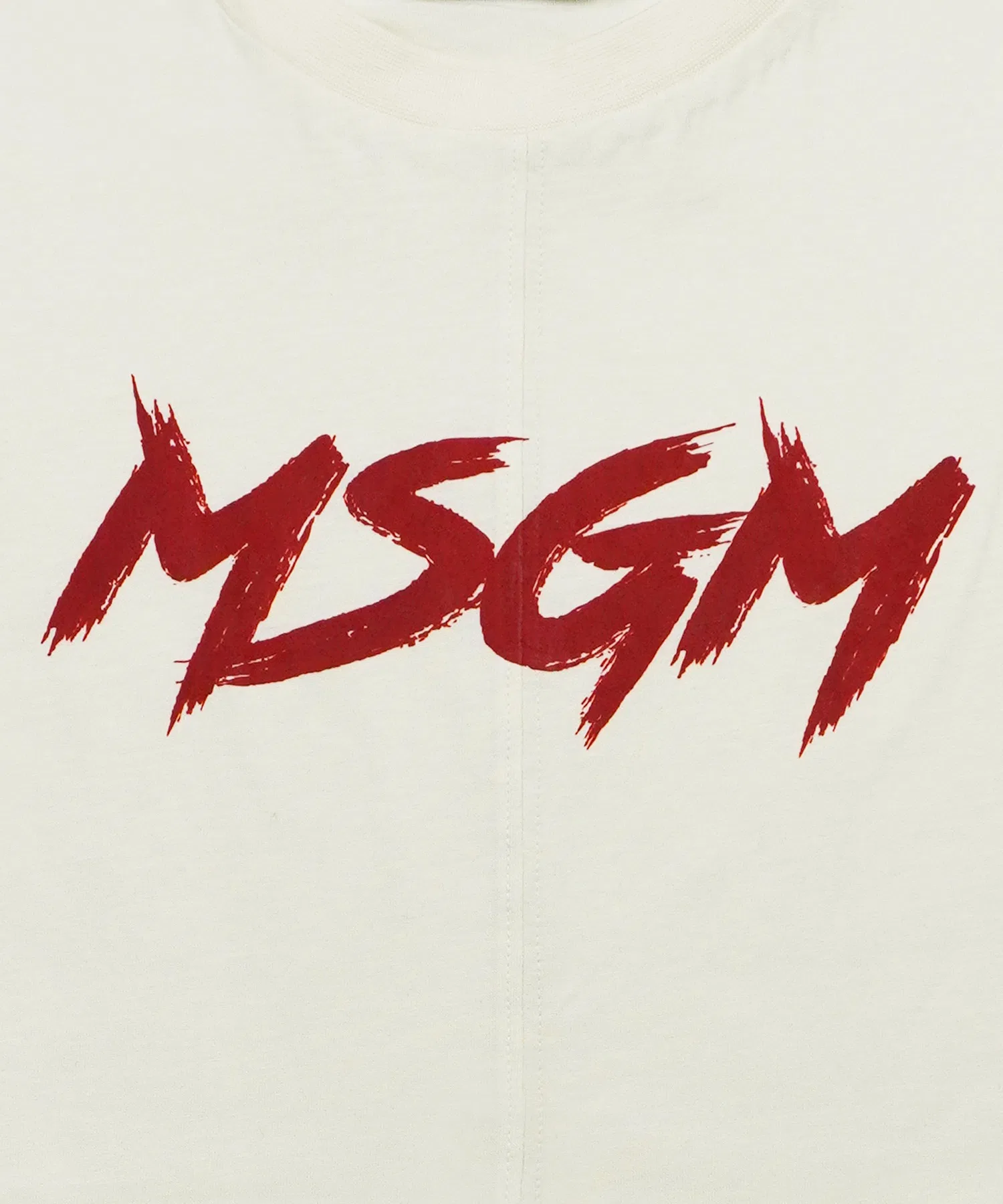 Детская футболка MSGM KIDS с граффити-логотипом — фото 3