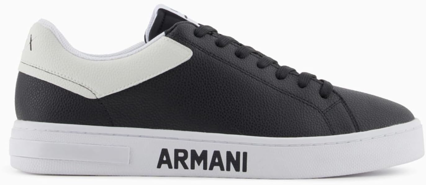 Мужские кроссовки Armani Exchange London Classic, белый/черный — фото 3
