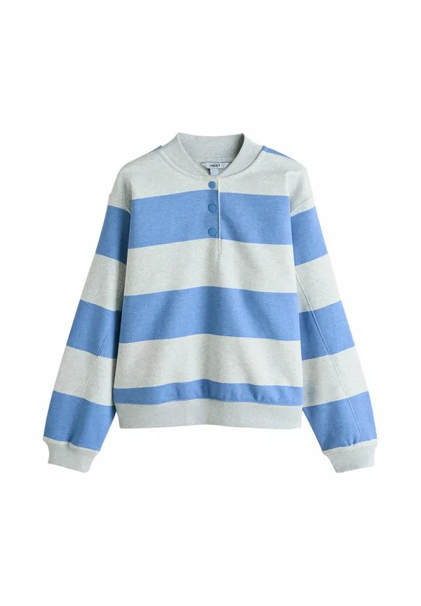 

Толстовка с высоким воротником nep popperneck Next, Grey And Blue, Серый, Толстовка с высоким воротником nep popperneck Next, Grey And Blue