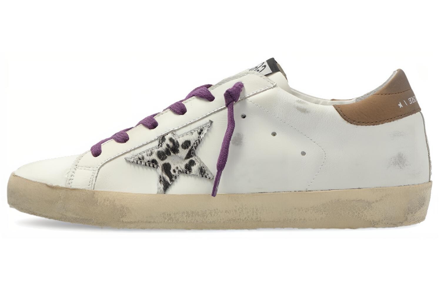 Кроссовки для скейтбординга Super-Star женские, низкие, белые Golden Goose