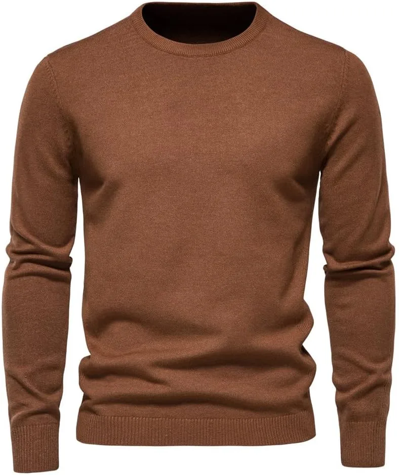 

Мужской свитер-пуловер O-Neck, утепленный, осень-зима SWEPER