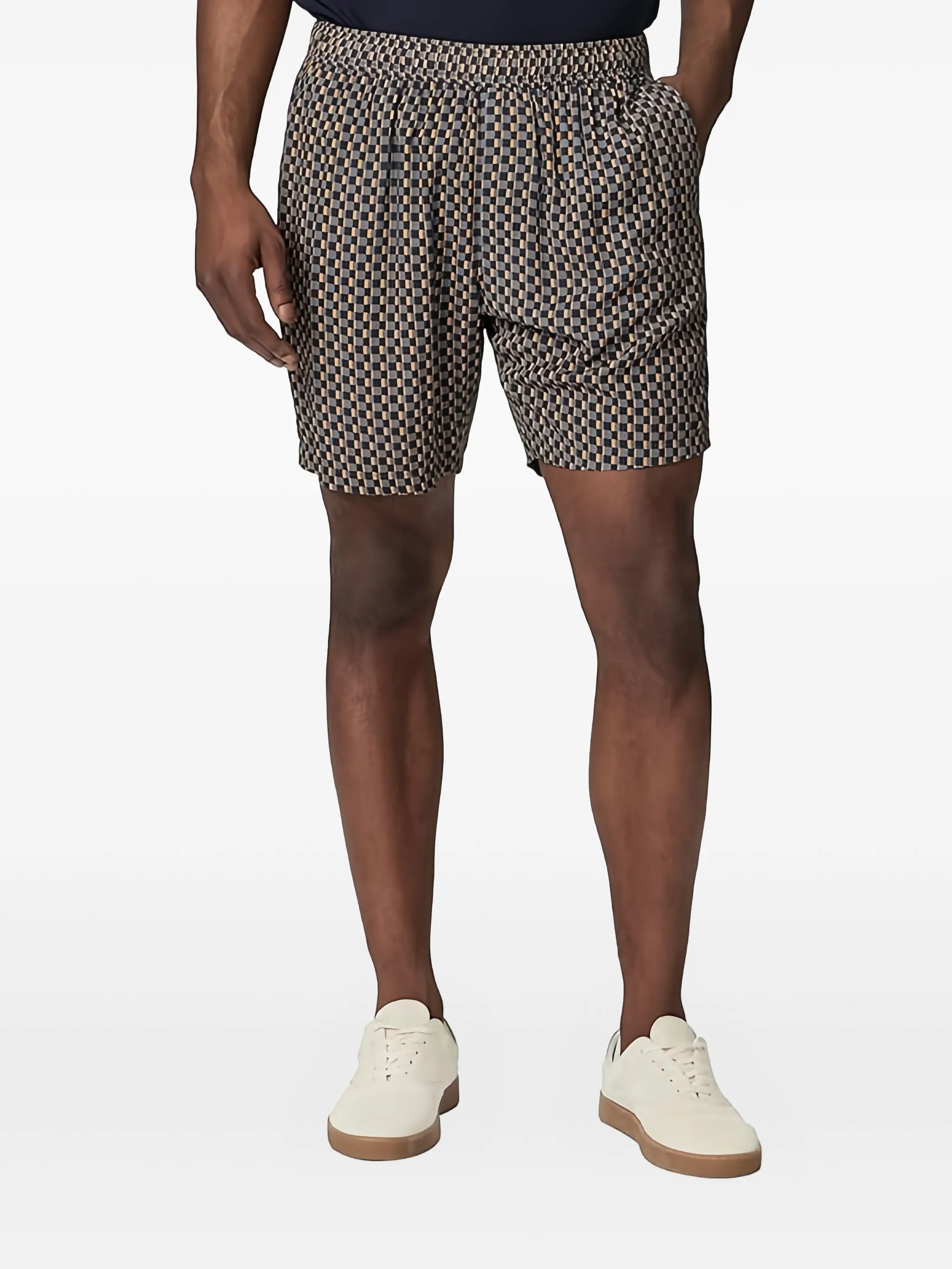 

Шорты Sanda с узором Paige, синий