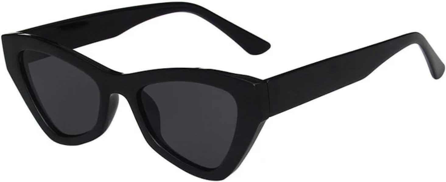 

Модные солнцезащитные очки «кошачий глаз» с леопардовым принтом для женщин, в ретро-стиле, с прозрачной оправой, для мужчин, с защитой от УФ-излучения UV400 HHZZYVY, Black Gray