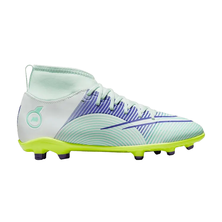 

Бутсы Nike Mercurial Superfly 8 Club FG MG GS 'Dream Speed - Barely Green Electro Purple', зеленый