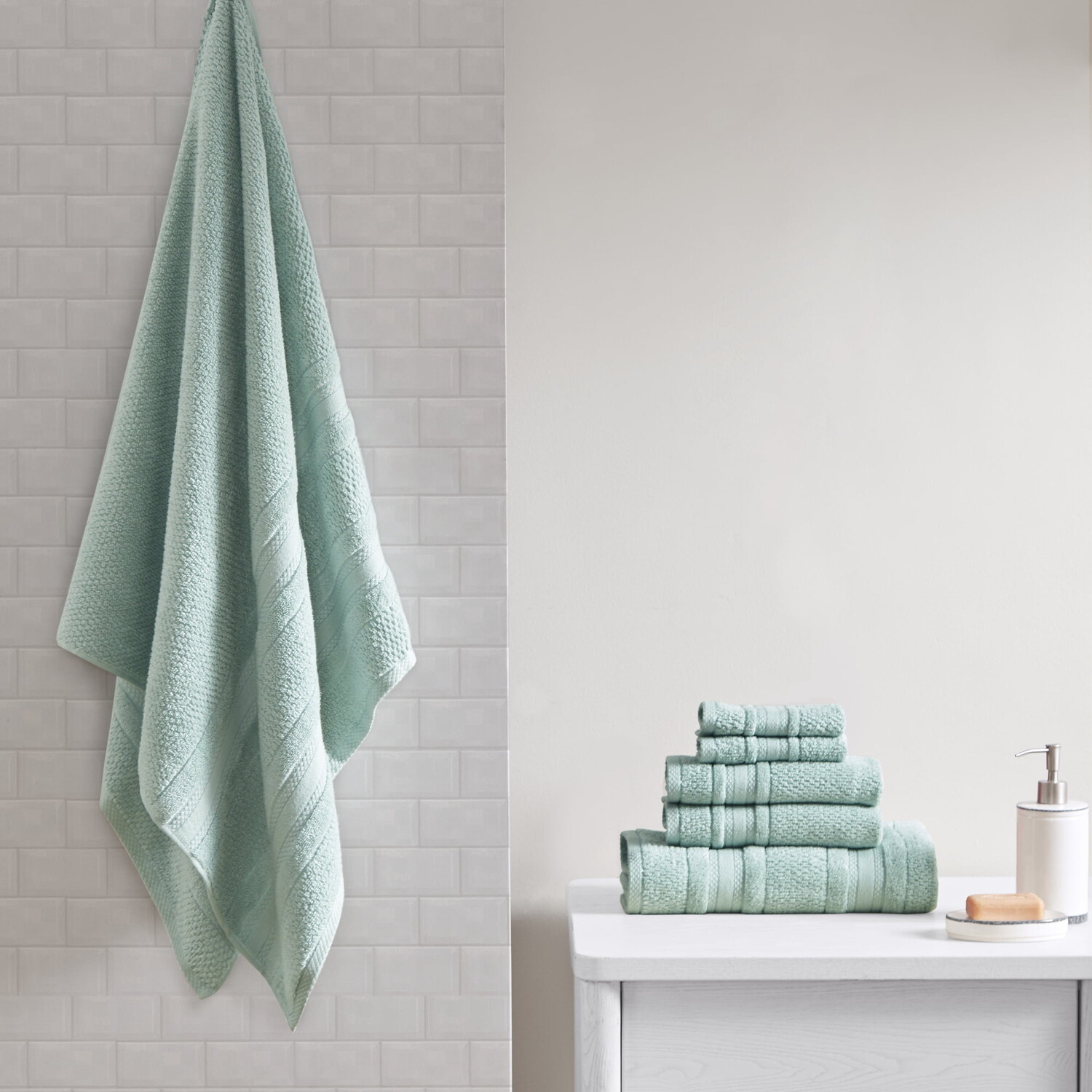 

Набор хлопковых полотенец Home Essence Roman Super Soft, 6 штук