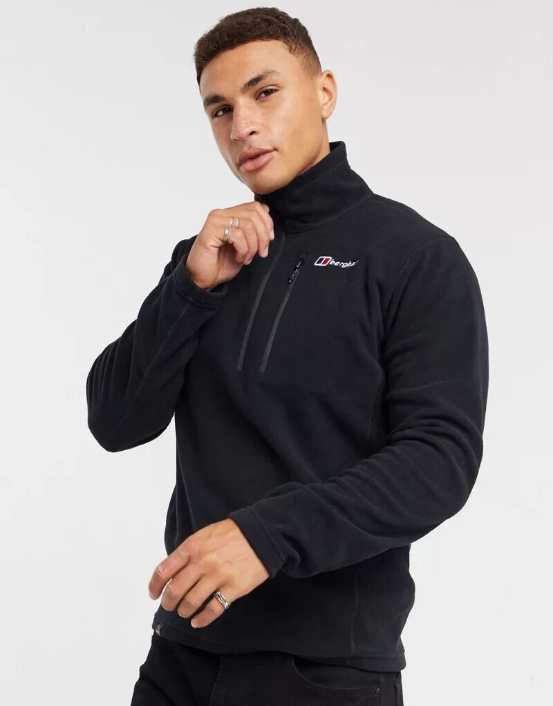 

Черный флис на молнии 1/4 Berghaus Prism