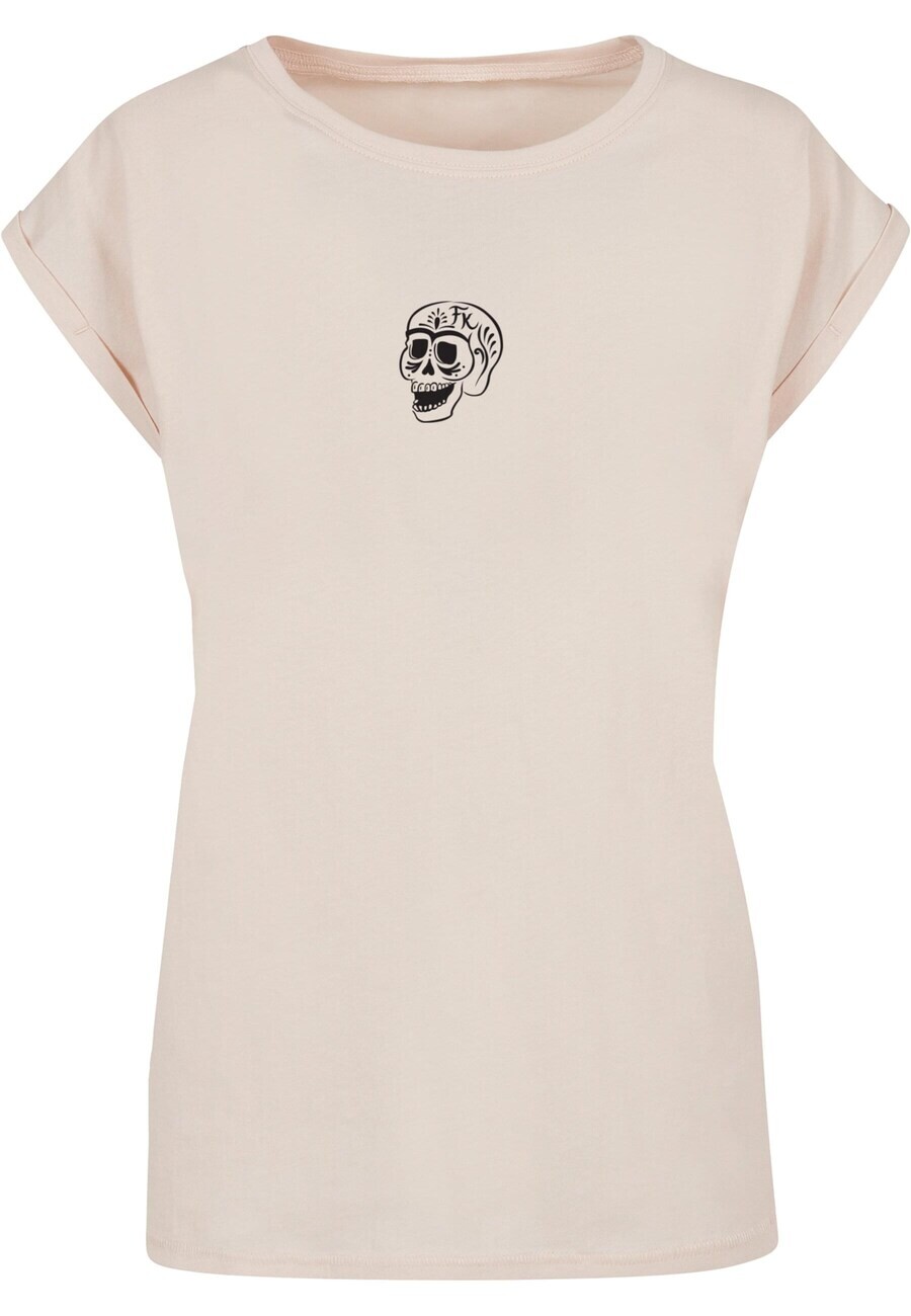 

Футболка Merchcode Shirt Kahlo - Skeleton, песочный