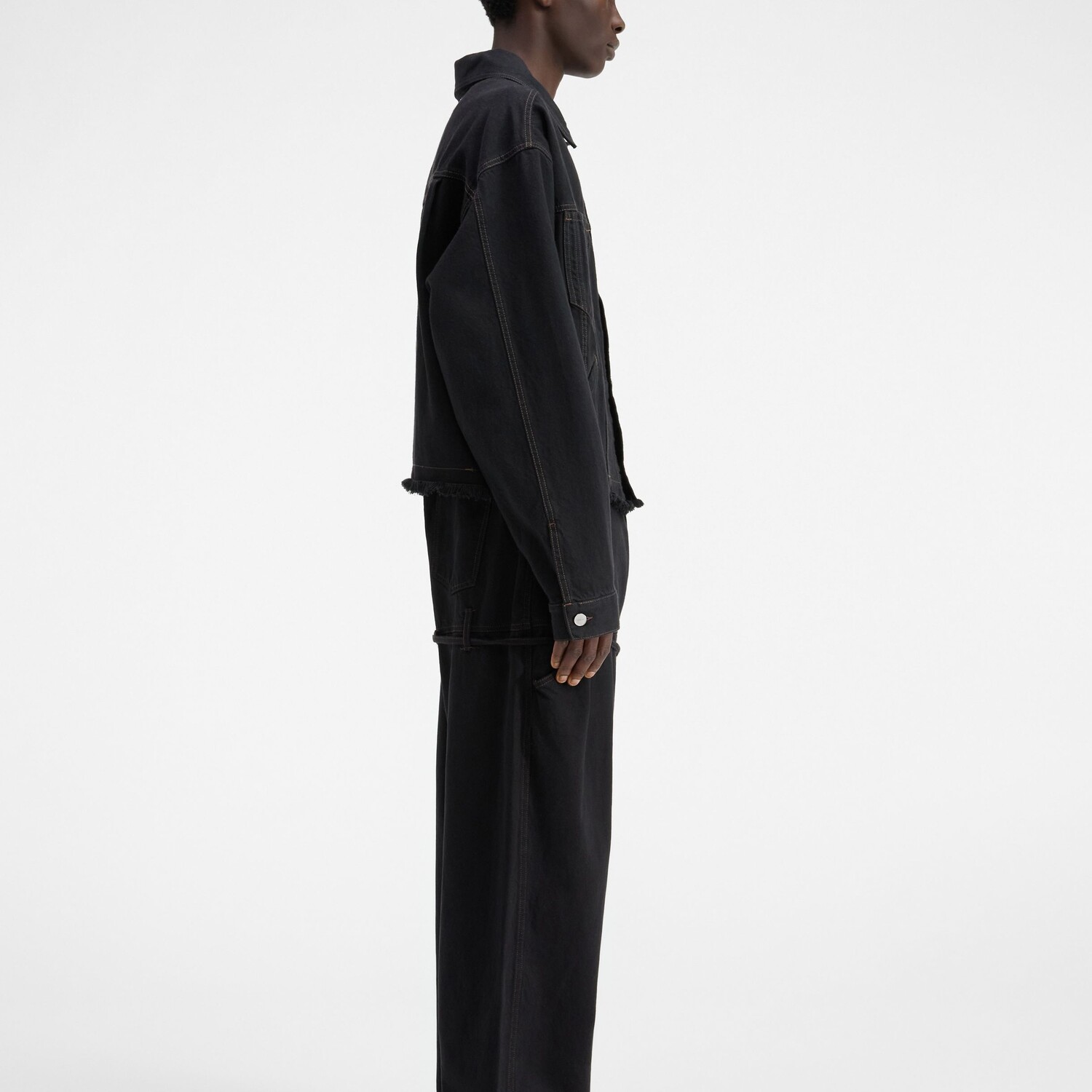Куртка мужская черная Jacquemus, черный — фото 3