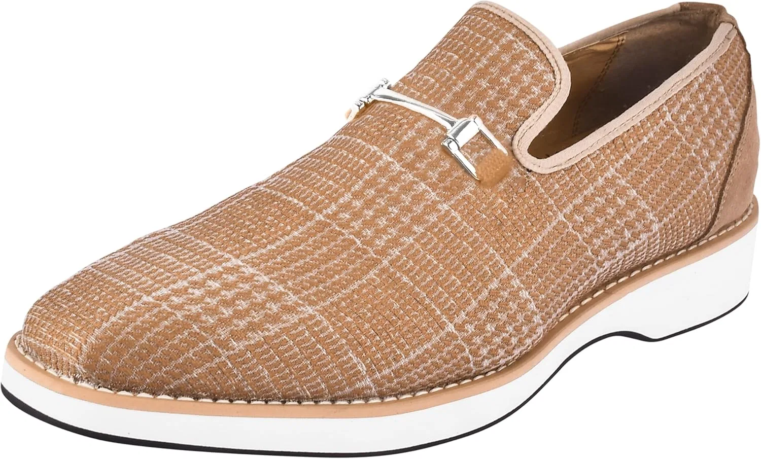 Мужские туфли-броги Liberty Footwear LIBERTYZENO с перфорацией на шнуровке, кожаные, для делового стиля, Sand Textile