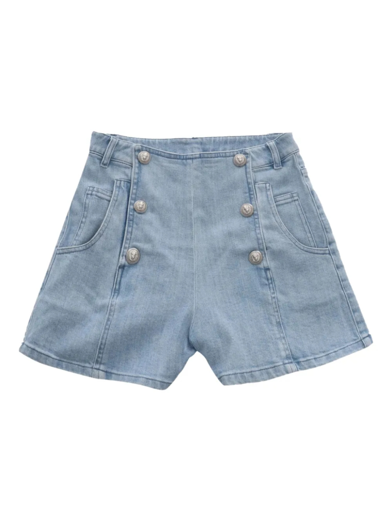 

Шорты на пуговицах Balmain Kids, синий