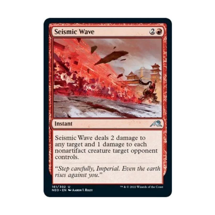 

CCG Сейсмическая волна (U), MTG - Kamigawa : Neon Dynasty
