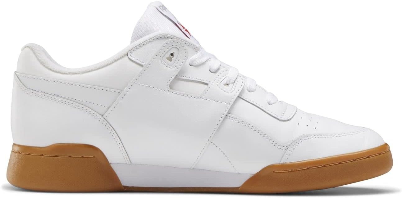 Кроссовки для тренировки Reebok Men's Workout Plus, белый/красный — фото 3