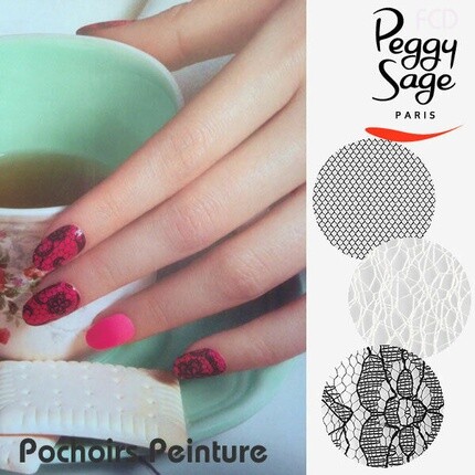 

Клей-шаблон для декора для ногтей, сетка, белый Арт. 149369, Peggy Sage