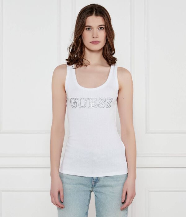 

Футболки Slim fit Guess Jeans, белый