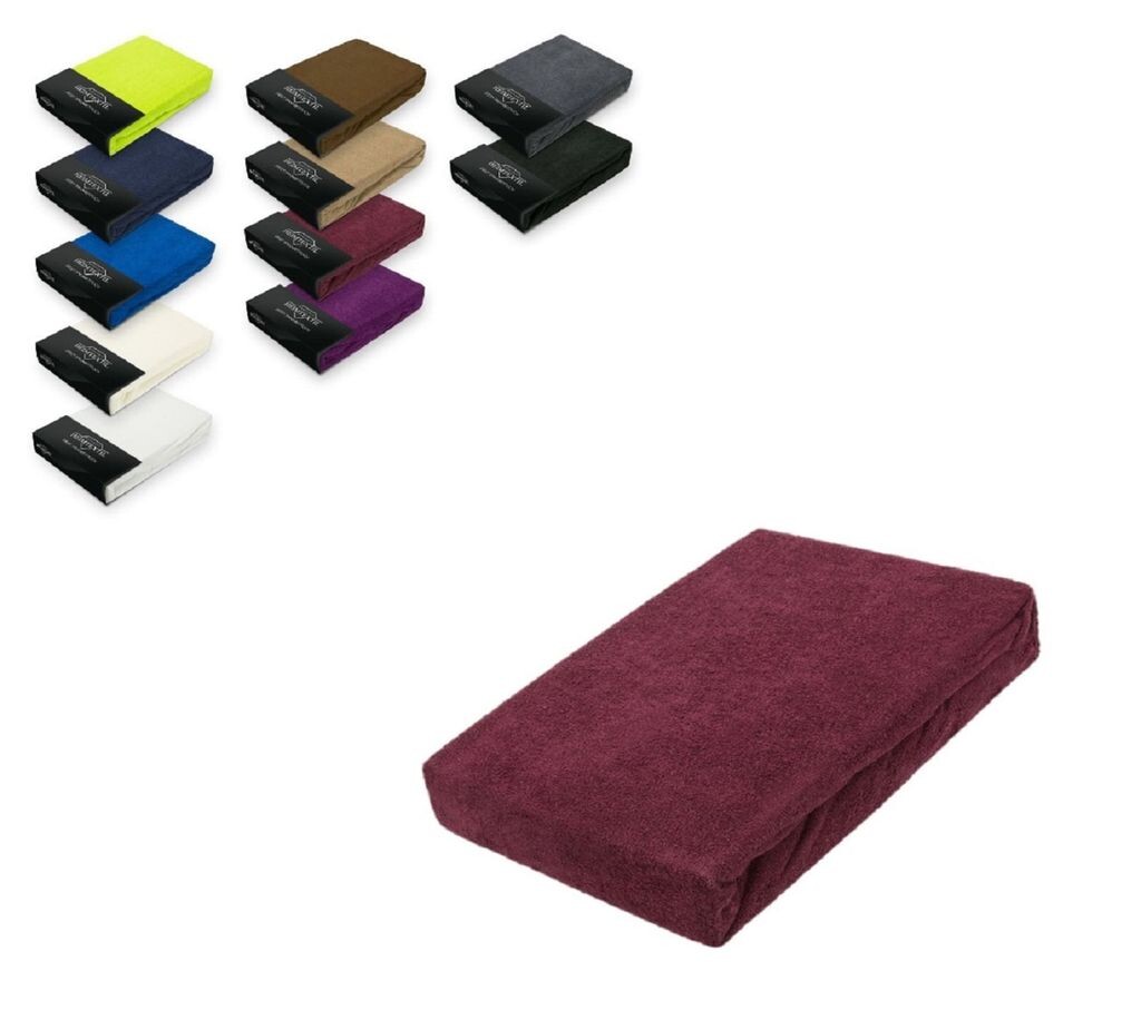 

Простыня махровая на подкладке 90 - 100 х 200 см Бордо Südseetraum