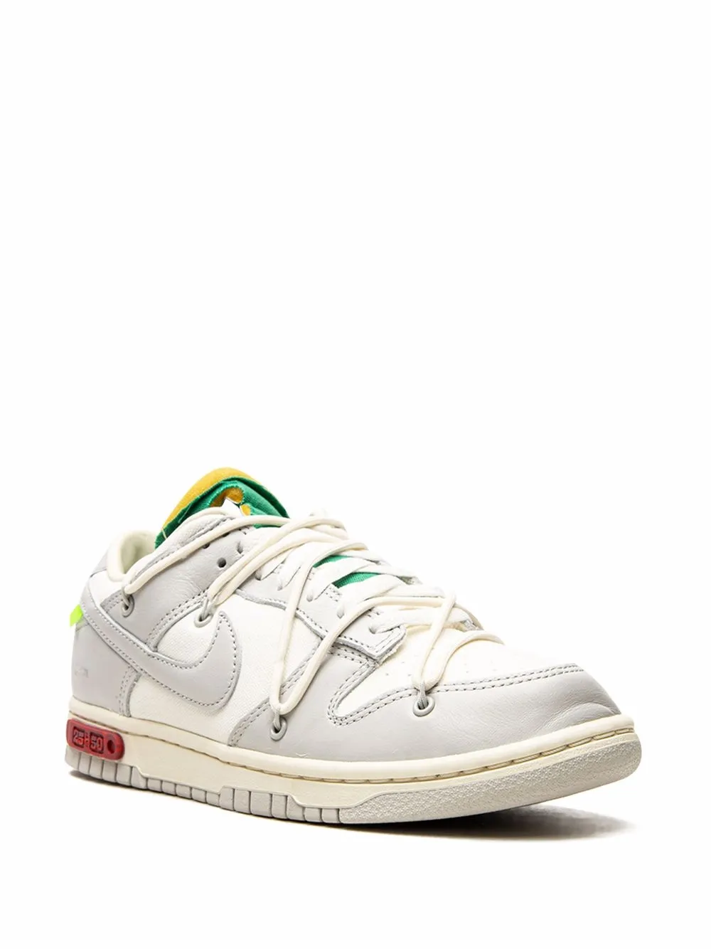 Кроссовки Dunk Low из коллаборации с Off-White Nike X Off-White, серый — фото 2