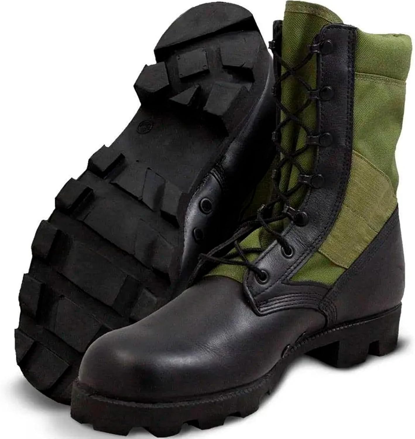 

Ботинки ALTAMA Unisex Jungle PX 10.5, Прочные и легкие ботинки из цельной кожи с защитной пластиной L-Protection и язычком с манжетой, зеленый