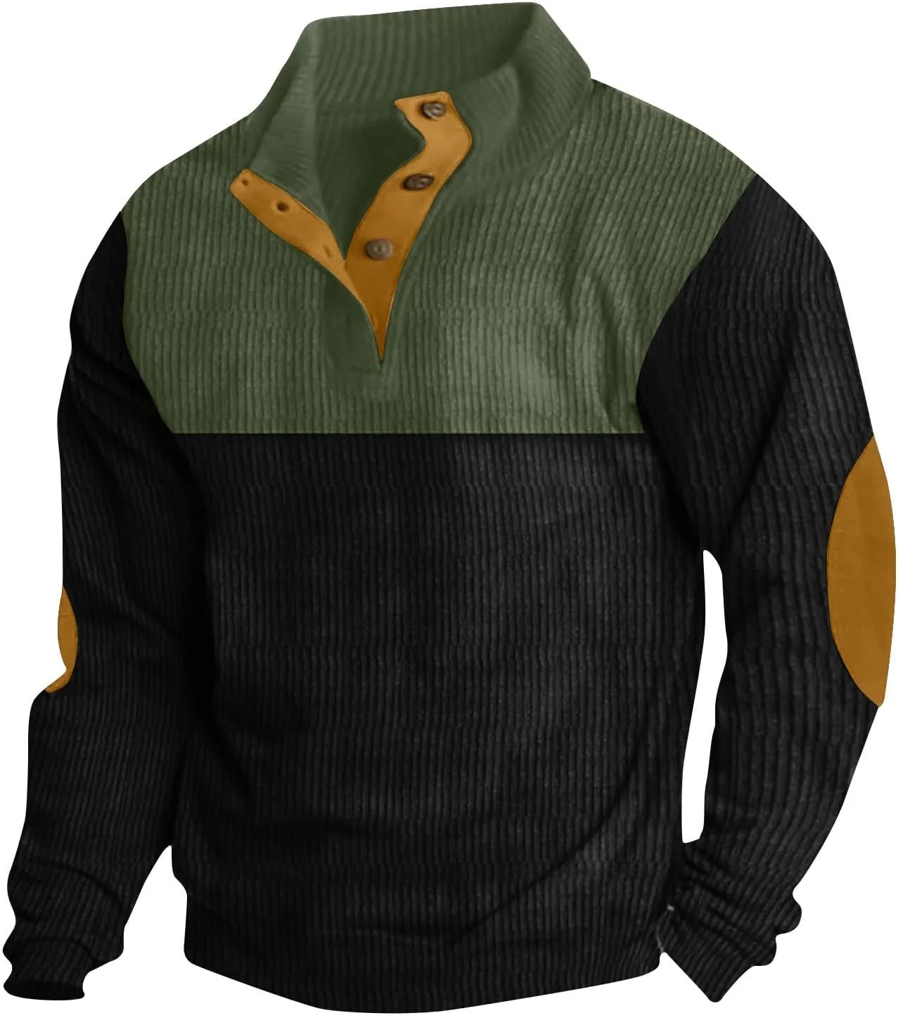 

Мужская вельветовая рубашка с лацканами и длинными рукавами