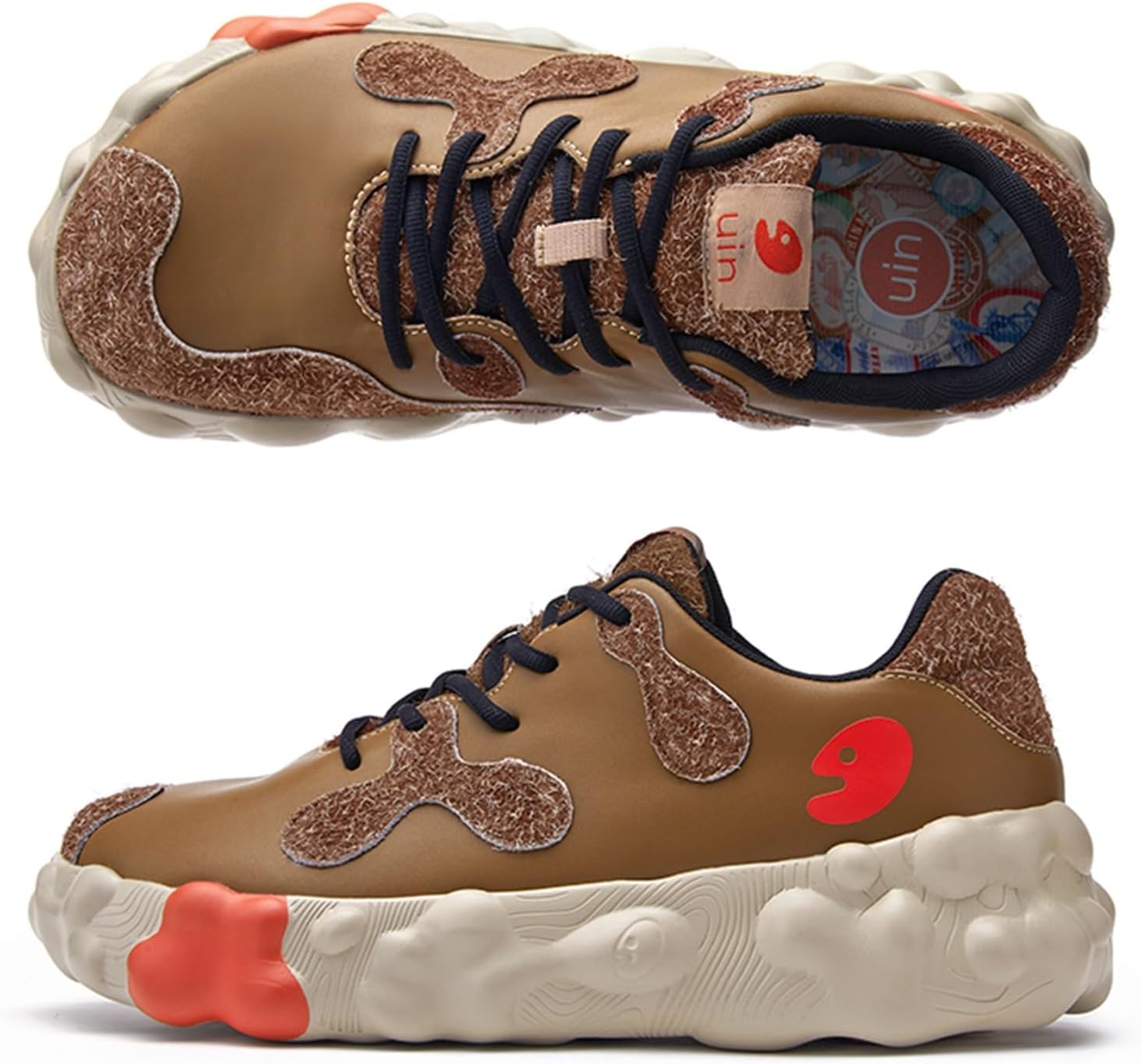 

Мужские раскрашенные модные кроссовки UIN для прогулок и путешествий Figueras, Figueras Ⅰ - Rubber