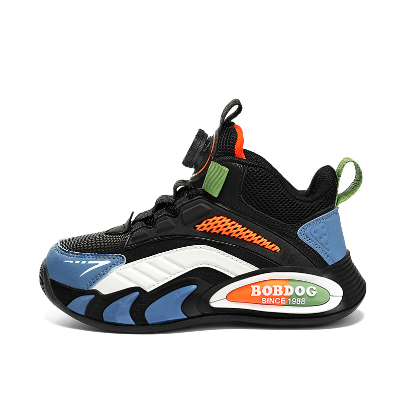 

Износостойкие водонепроницаемые термо баскетбольные кроссовки для детей Kids' BOBDOG, K111 Jasper-Large Cotton [Утепленные флисовой подкладкой]