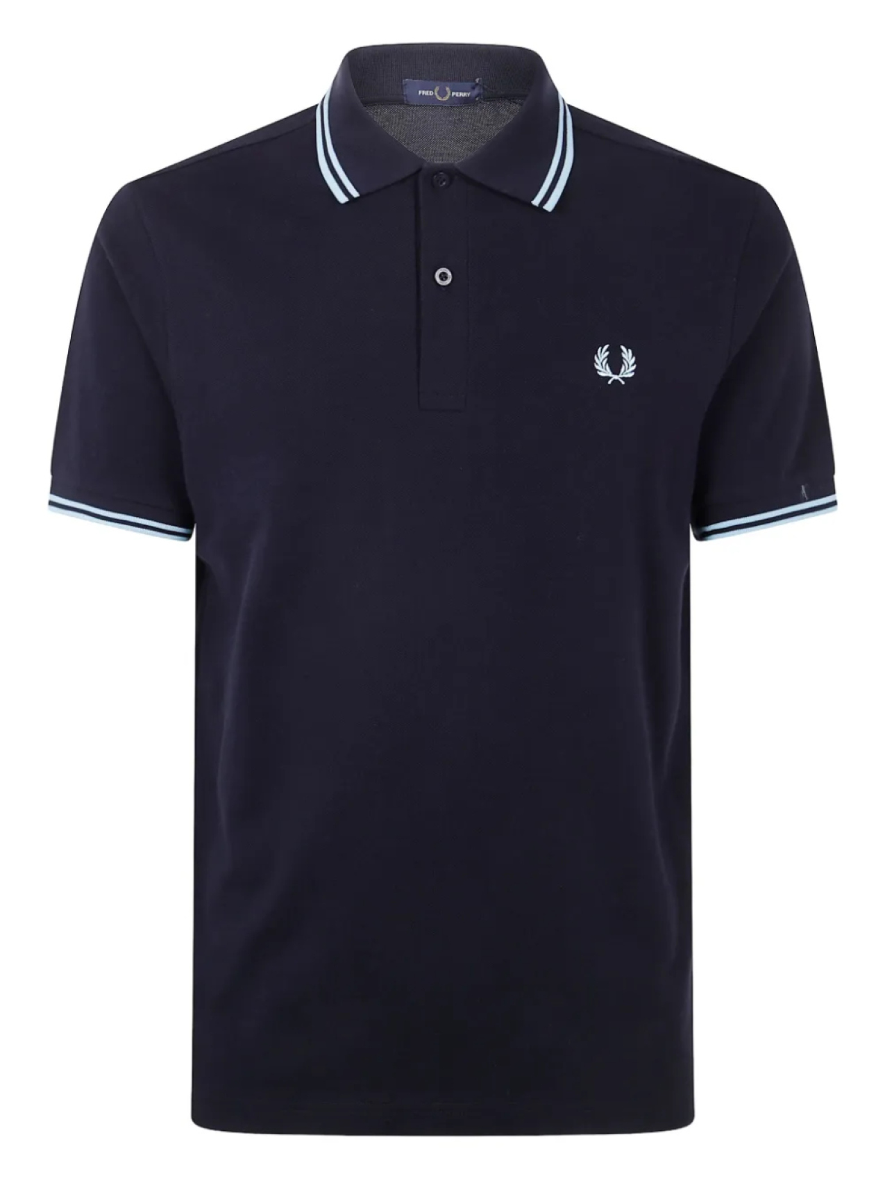 

Футболка-поло из хлопка Fred Perry The Twin Tipped, синий