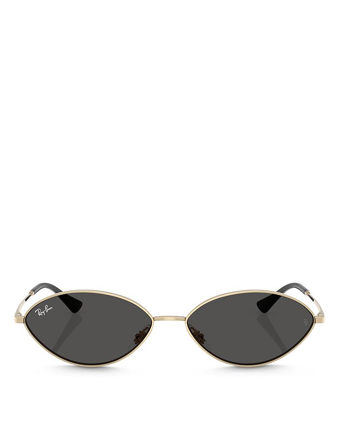 

Овальные солнцезащитные очки, 59 мм Ray-Ban, золотой