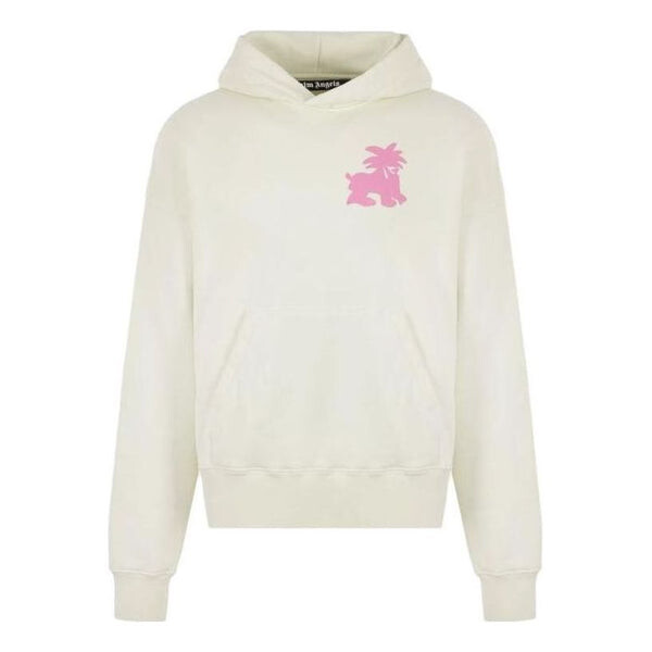 

Толстовка ss23 leon classic hoodie 'pale green fuchsia' Palm Angels, бежевый