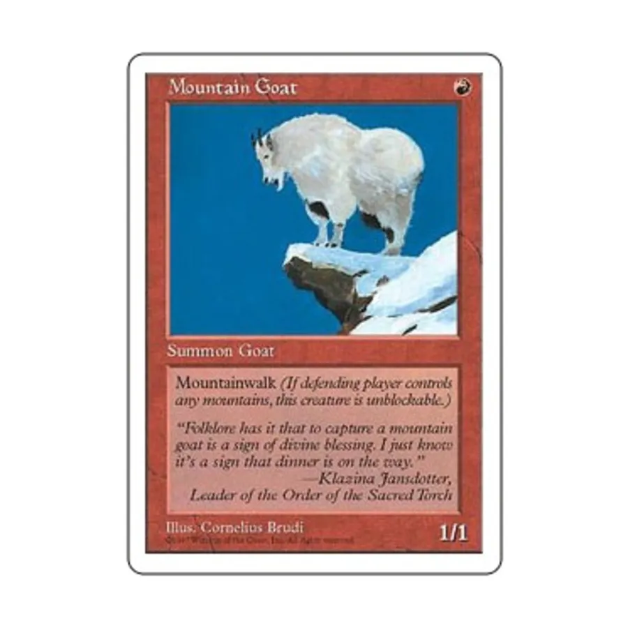 

CCG Горный козел (С), MTG - 5th Edition